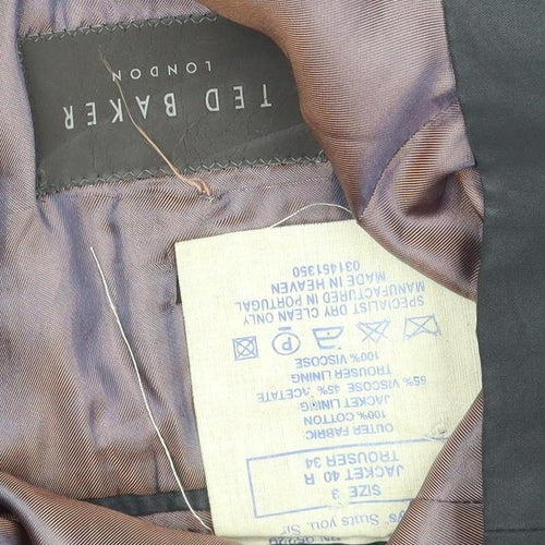 Ted Baker Men's Black Blazer, Size 40R