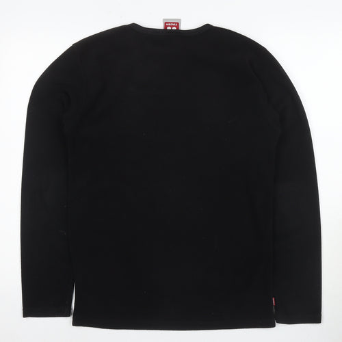 TOG 24 Men's Black Sweatshirt S Crew Neck