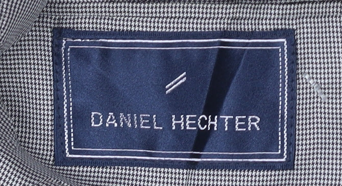 Daniel Hechter Men's Beige Check Blazer Size 42S