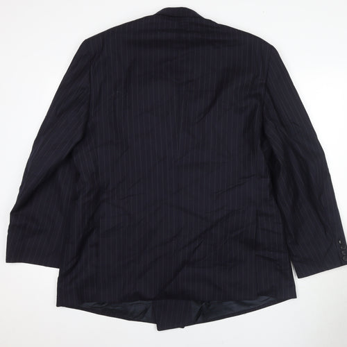 Austin Reed Men's Blue Blazer Size 48R Double-Breasted