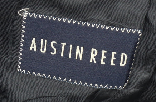 Austin Reed Men's Blue Blazer Size 48R Double-Breasted