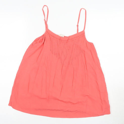 FatFace Women's Red Camisole Size 10 Viscose Knit Top