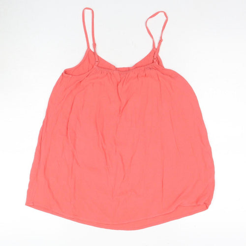 FatFace Women's Red Camisole Size 10 Viscose Knit Top