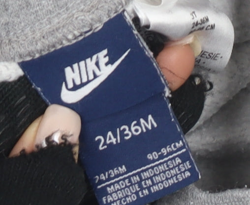 Nike Girls Grey Jogger Trousers Size 2-3 Years