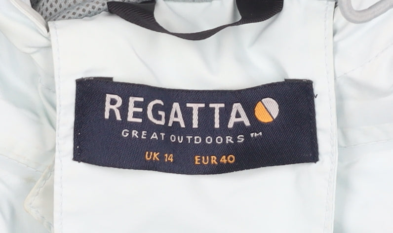 Regatta Women's Blue Waterproof Jacket Size 14