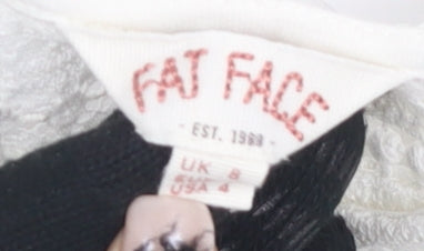 Fat Face Women's Ivory Short Sleeve Cotton T-Shirt