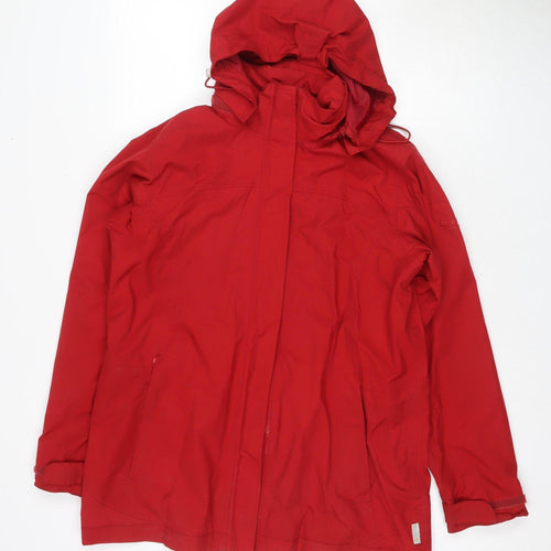 Red Regatta Women's Parka Jacket, Size 12, Waterproof, Hooded