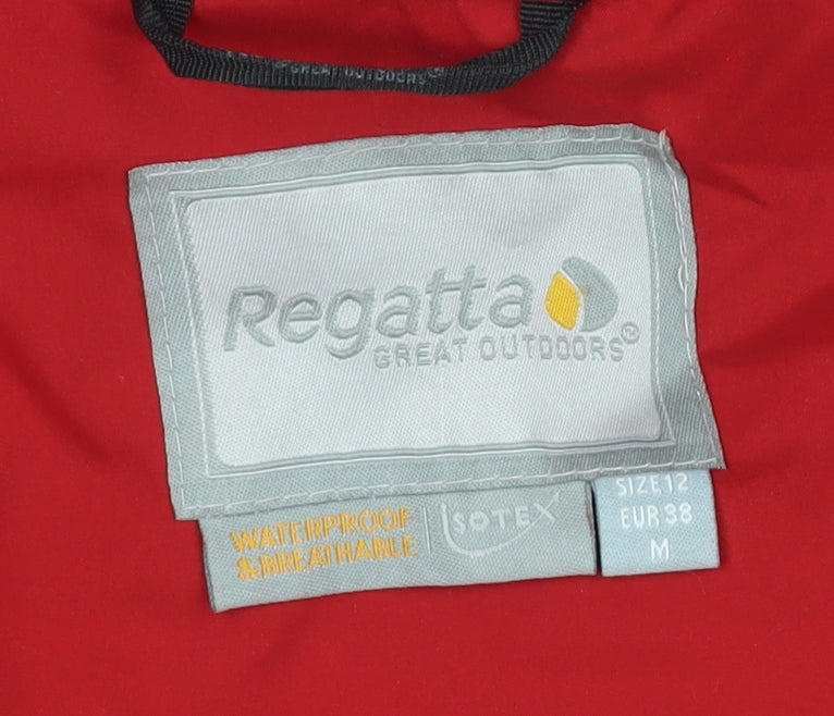 Red Regatta Women's Parka Jacket, Size 12, Waterproof, Hooded