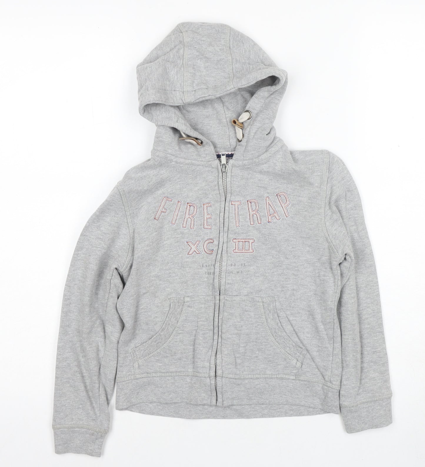 Firetrap Boys Grey Full Zip Hoodie 6-7 Years