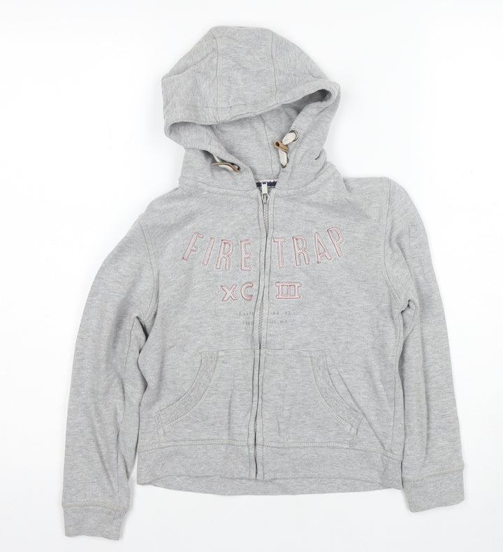 Firetrap Boys Grey Full Zip Hoodie 6-7 Years