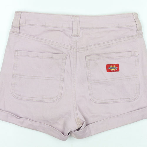 Dickies Women's Pink Casual Denim Shorts Size 1