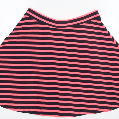 Superdry Women's Multicoloured A-Line Striped Skirt, Size L