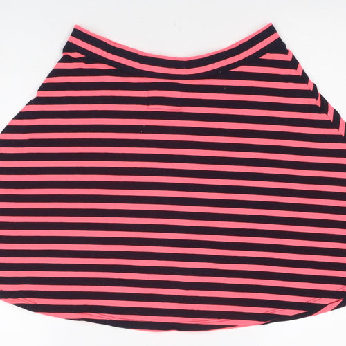 Superdry Women's Multicoloured A-Line Striped Skirt, Size L