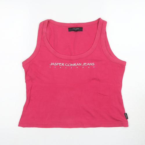 Jasper Conran Jeans Pink Womens Tank Top L