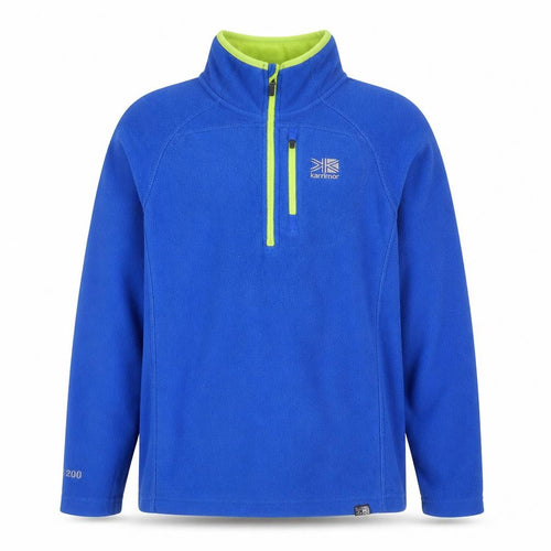 Karrimor Boys Blue 1/4 Zip Fleece Sweatshirt Size 158
