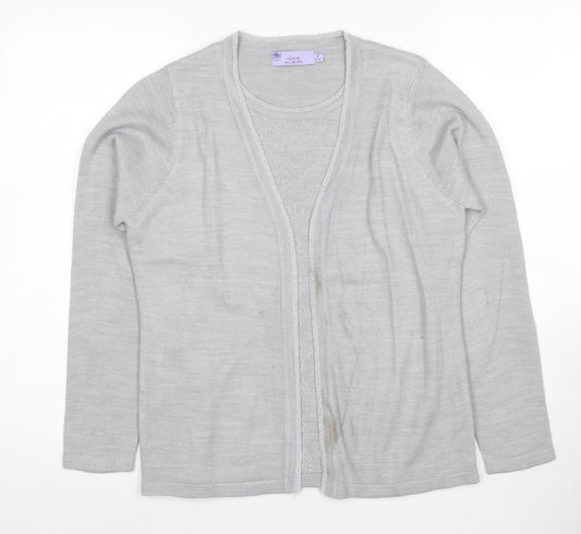 Honor Millburn Women's Grey Cardigan S