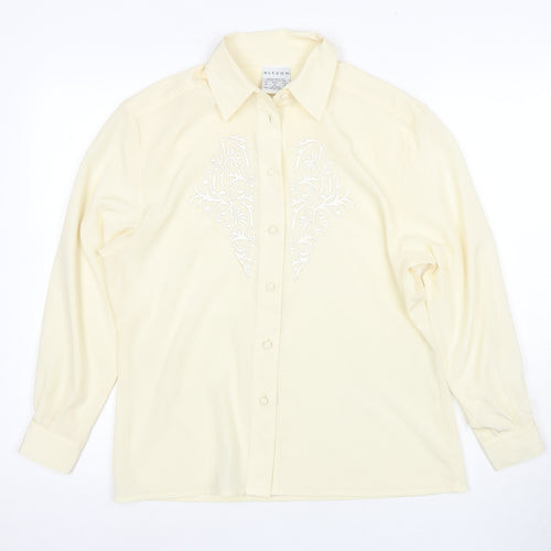 Alexon Ivory Women’s Button-Up Shirt, Size 10