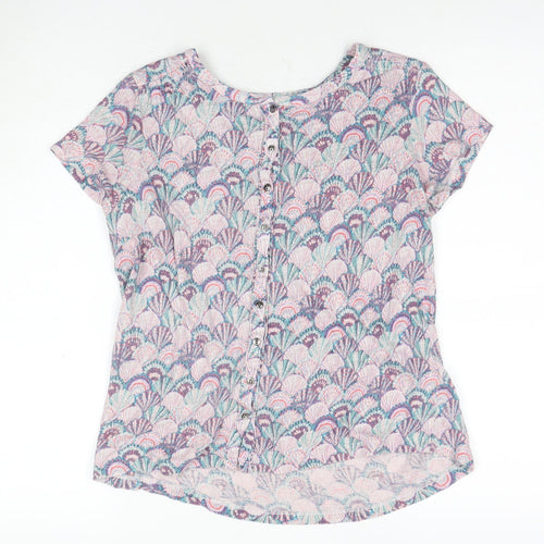 White Stuff Women's Multicoloured Blouse, Size 12