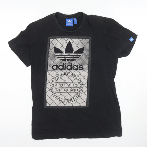 Adidas Men's XS Black Graphic T-Shirt