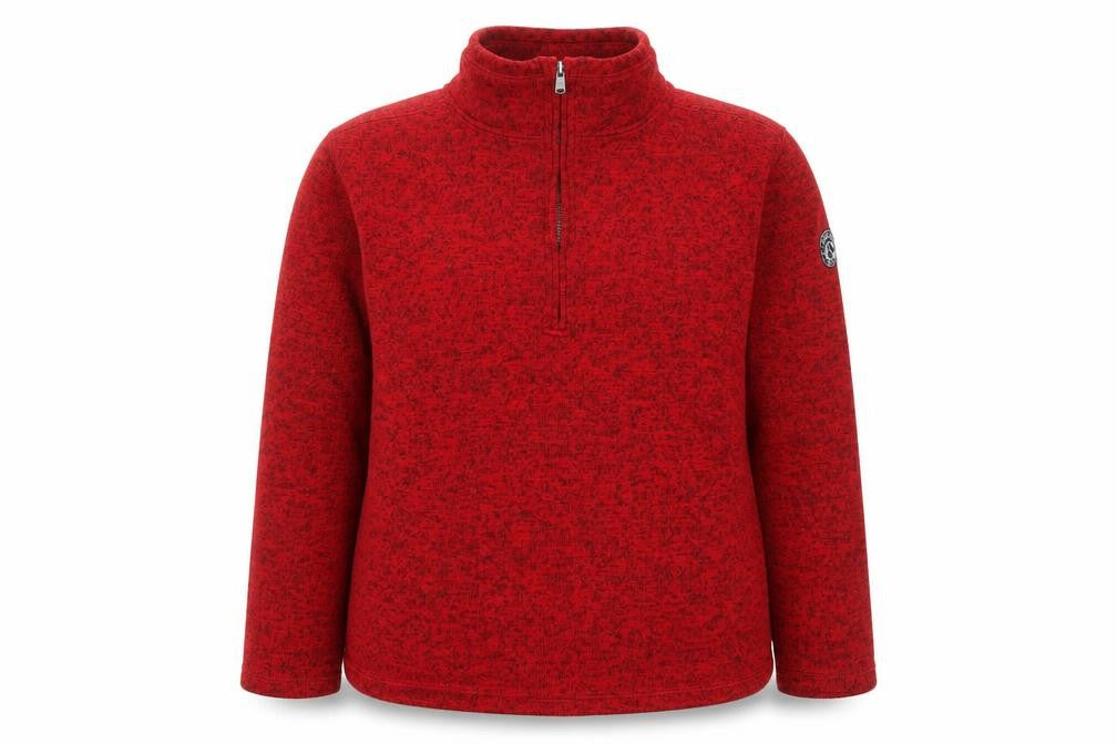Front view of TOG24 Red unisex adults pullover sweatshirt m