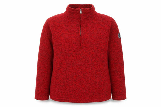 Front view of TOG24 Red unisex adults pullover sweatshirt m