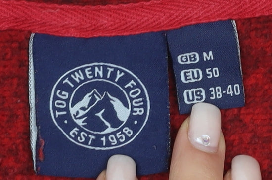 Tog Twenty Four Red Unisex Adults Pullover Sweatshirt M