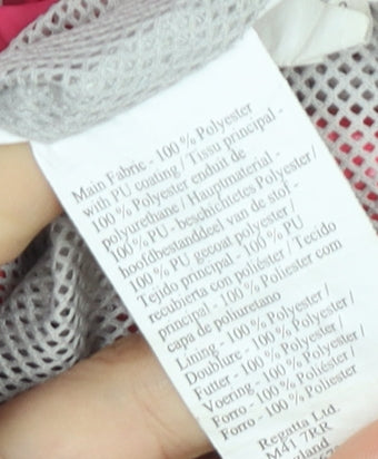 Regatta Women's Pink Waterproof Rain Jacket Size 12