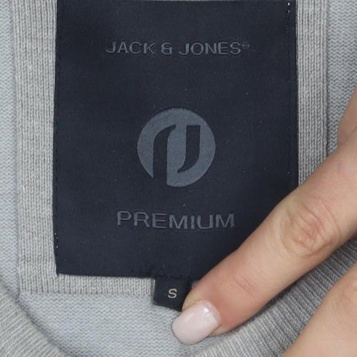 Jack & Jones Men's Grey Pullover Jumper Size S