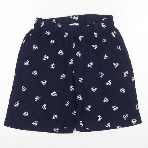 Superman Men's Blue Sleep Shorts Size S