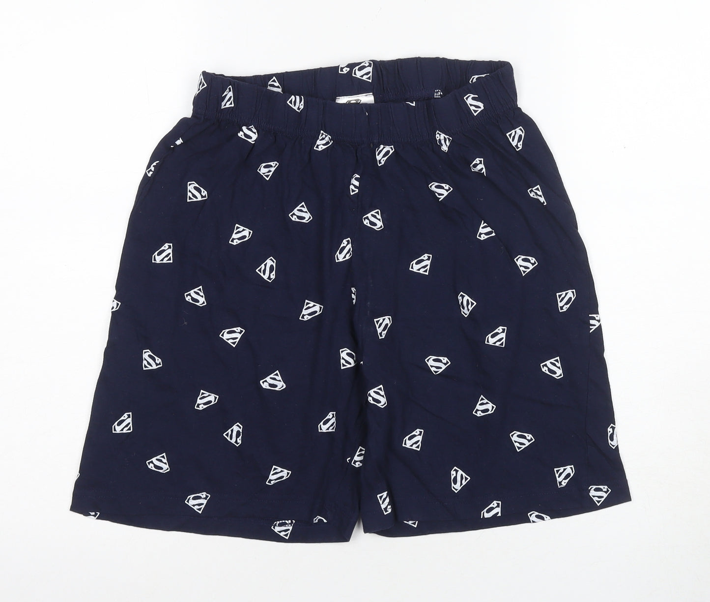 Superman Men's Blue Sleep Shorts Size S