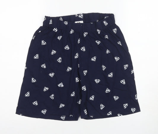 Superman Men's Blue Sleep Shorts Size S