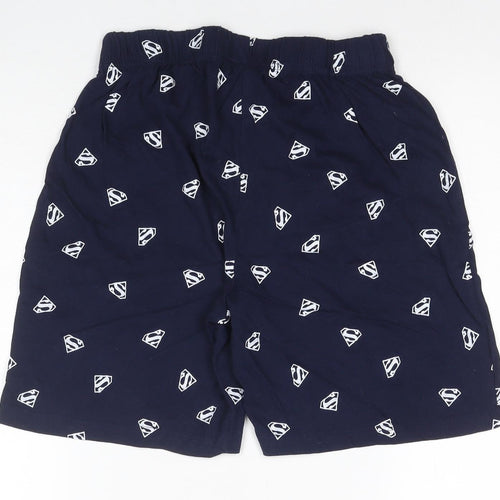 Superman Men's Blue Sleep Shorts Size S