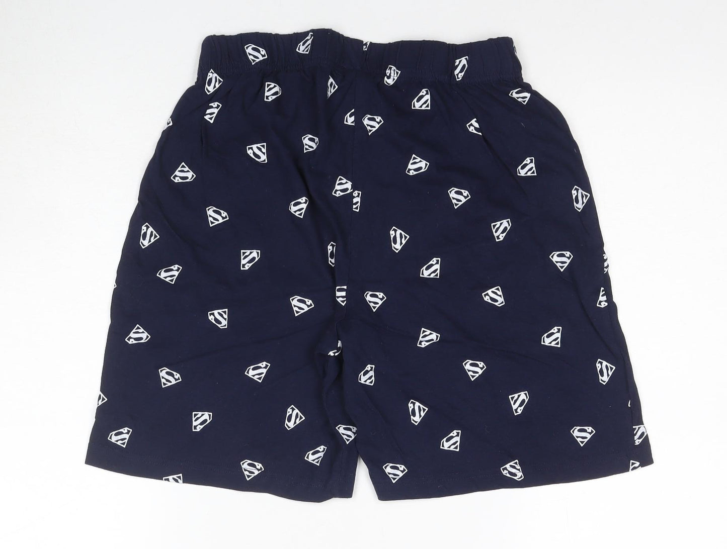 Superman Men's Blue Sleep Shorts Size S