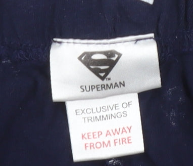 Superman Men's Blue Sleep Shorts Size S