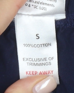 Superman Men's Blue Sleep Shorts Size S