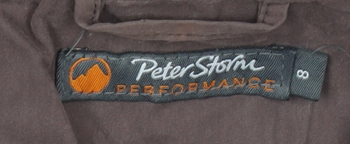 Peter Storm Women's Brown Military Jacket Size 8