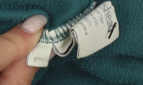 Hawkshead Men's Green Fleece Jacket L Collared Button