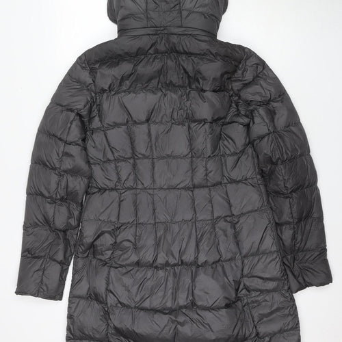 Michael Kors Women's Black Long Puffer Coat Size M