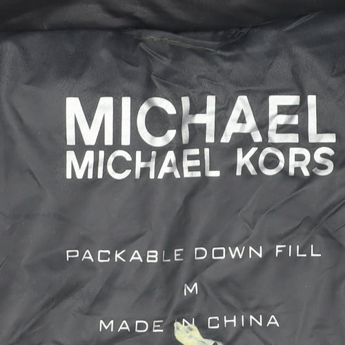 Michael Kors Women's Black Long Puffer Coat Size M
