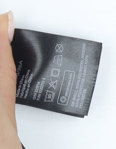 No Fear Men's Black Puffer Waistcoat M