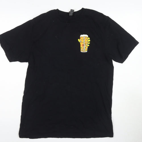 Gildan Men's Black Medium Funny Beer T-Shirt