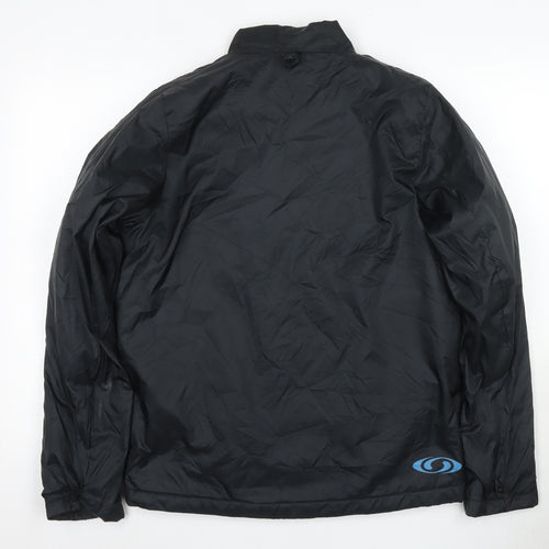 Salomon Men's Black Windbreaker Jacket M Lightweight