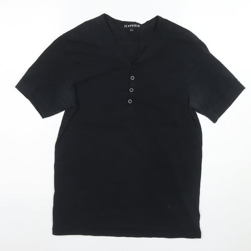 iLoveSIA Unisex Black Jersey T-Shirt - Small