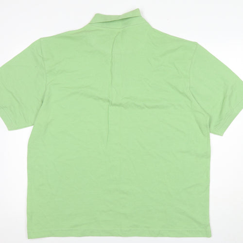 Urban Spirit Men's Green XL Polo Shirt, Casual, Short Sleeve