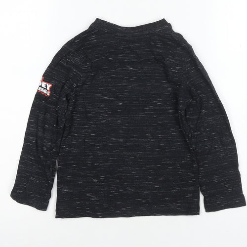 George Boys Black Spider-Man Long Sleeve T-Shirt 4-5 Years