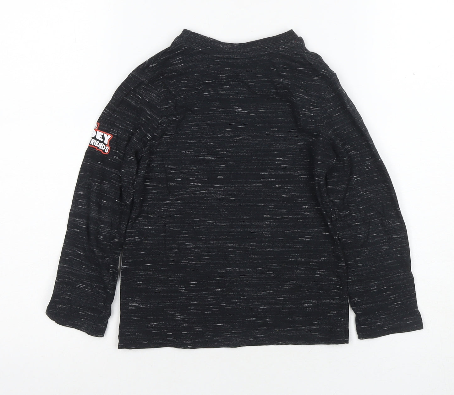 George Boys Black Spider-Man Long Sleeve T-Shirt 4-5 Years