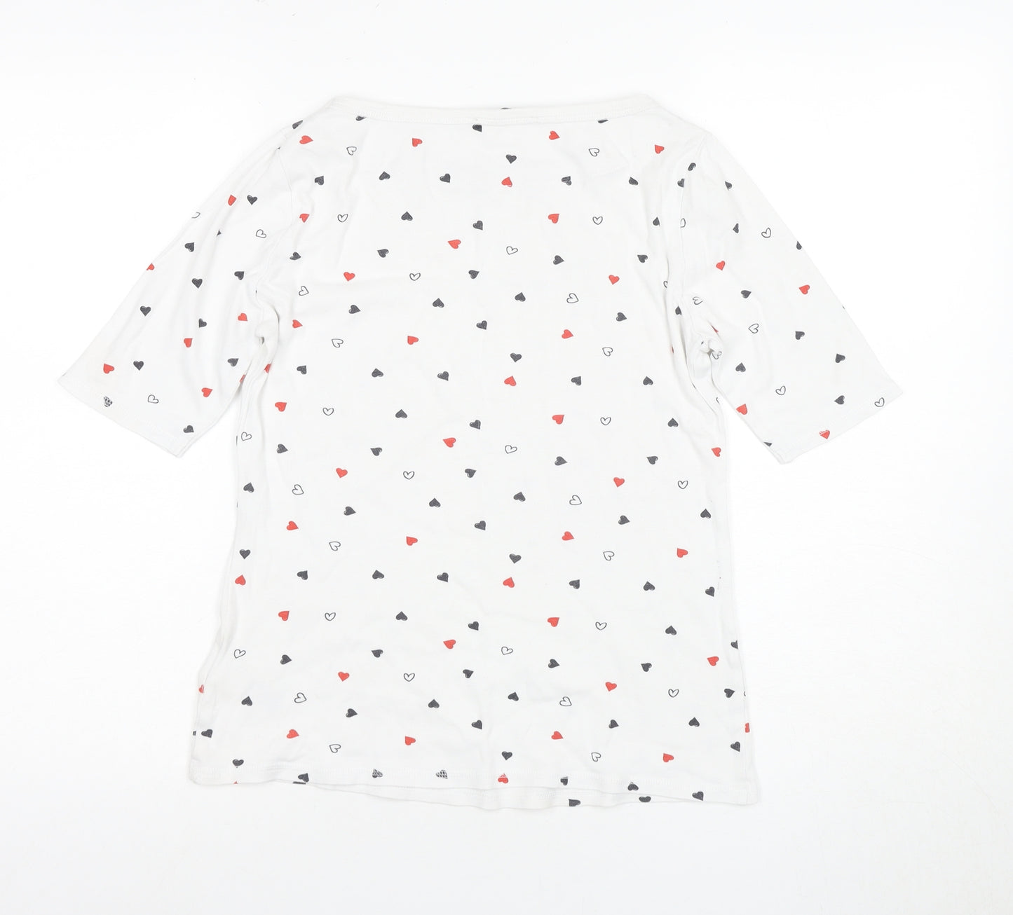 Marks and Spencer Women's White T-Shirt Size 12