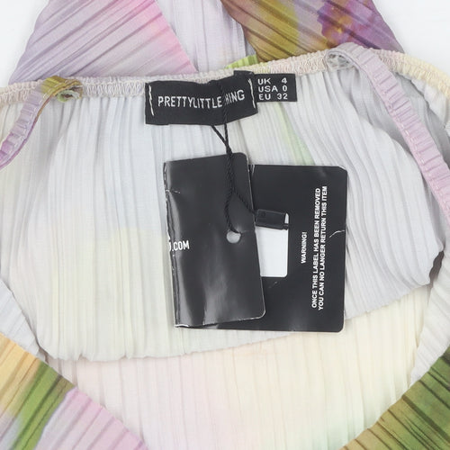 PrettyLittleThing Women's Multicoloured Camisole Tank (UK 4) Slim Fit