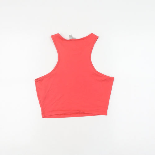 ASOS Women's Red Cropped Tank, Size 12, Casual Summer