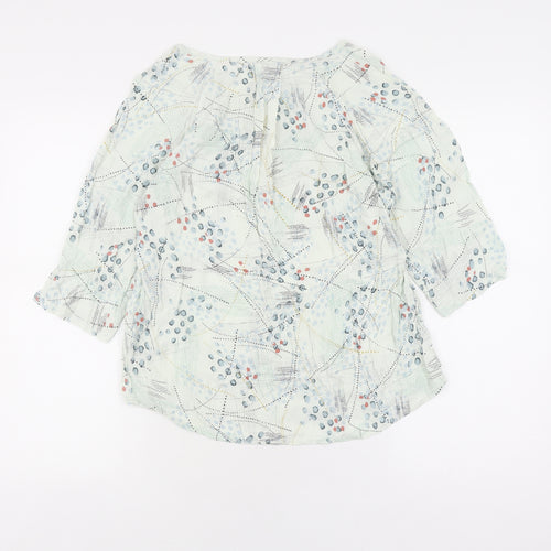 White Stuff Women's Multicoloured Floral Blouse, Size 12